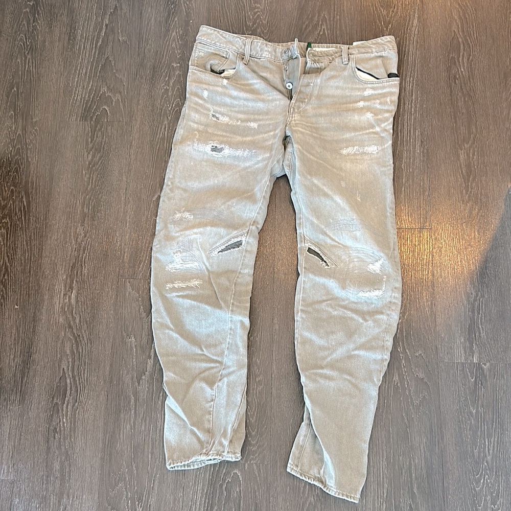 G Star RAW ARC 3D tapered jeans restored denim grey men’s 38x34